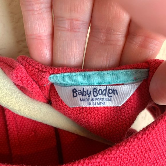 Baby Boden Hot Pink Pleated Sleeveless Pocket Dress18-24 months - Picture 2 of 3